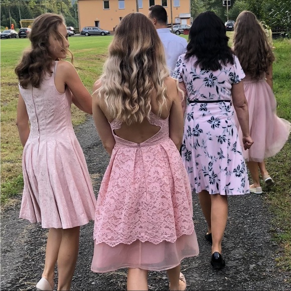 Chi Chi London - Lace dress with open back (UK size 8 - US size small) - Picture 7 of 7